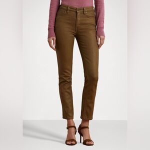 Ralph Lauren Women's Straight Leg Jeans in Brown